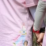 (Merchandise) Ready Stock: Pink Cotton Pajelin & Odi Tshirt (Short Sleeve)