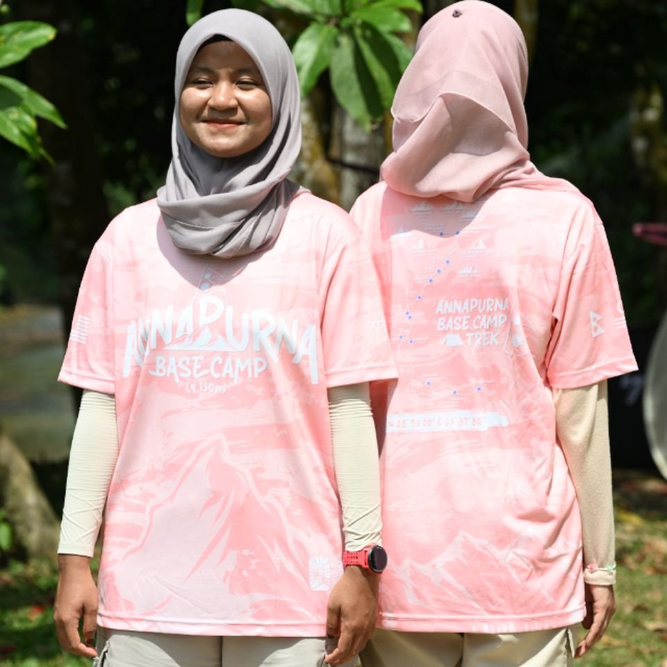 (Merchandise) Ready Stock: Annapurna Basecamp, Nepal Mountain Series (Short Sleeve)