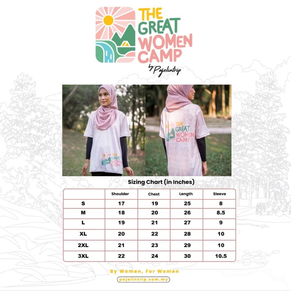 (Merchandise) Ready Stock: The Great Womencamp Official Dri Fit Tshirt (Short Sleeve
