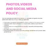 WOMEN 1 MONTH 1 HIKE CLUB POLICIES